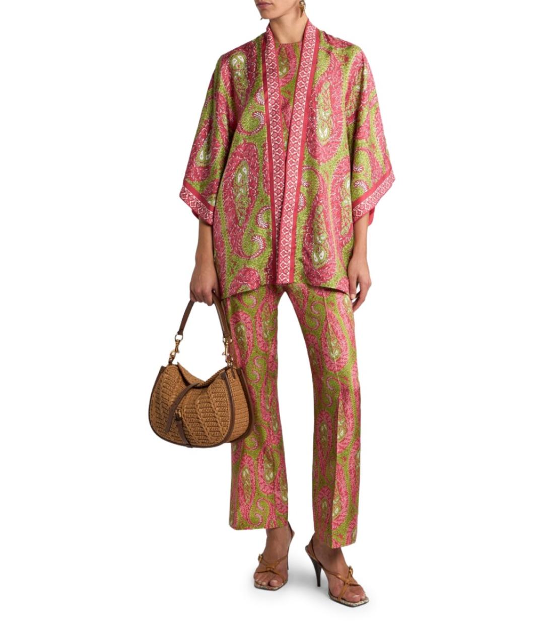 ETRO Мульти прямые брюки, фото 2