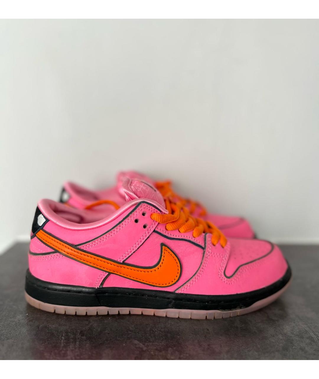 NIKE Розовые кожаные кеды, фото 2