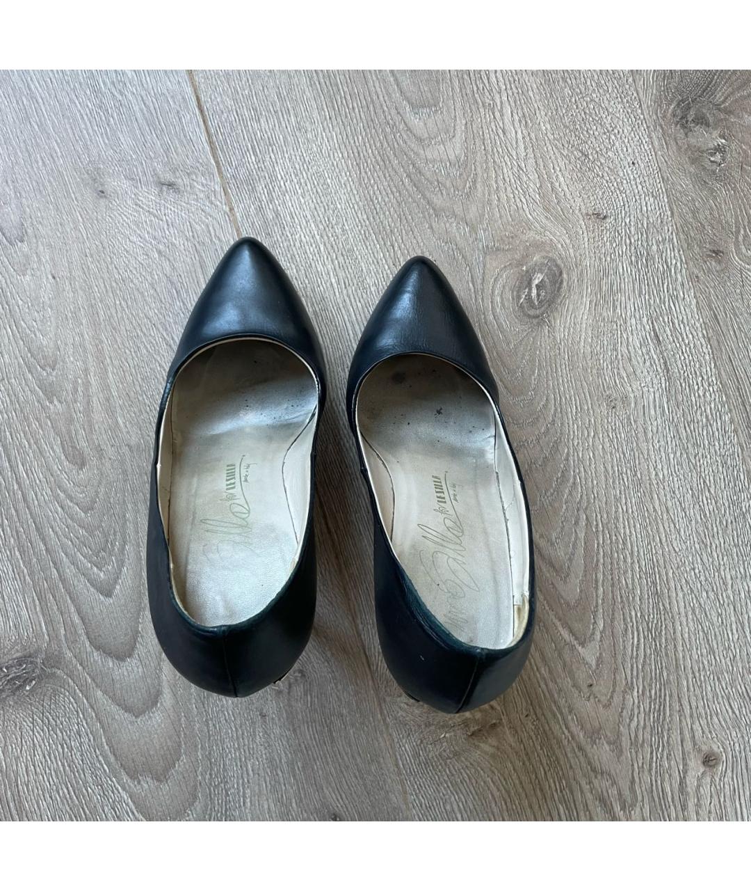 LE SILLA Черные кожаные туфли, фото 2