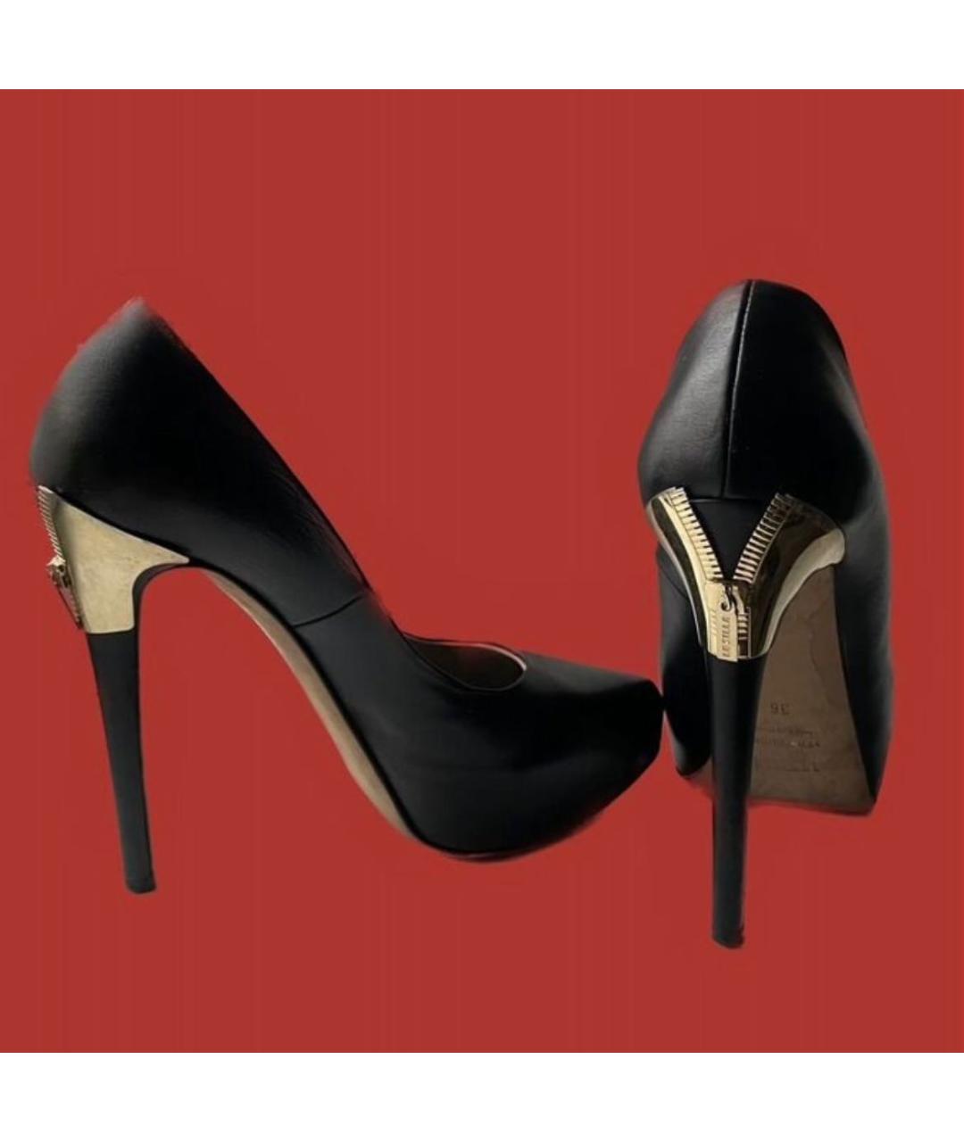 LE SILLA Черные кожаные туфли, фото 3