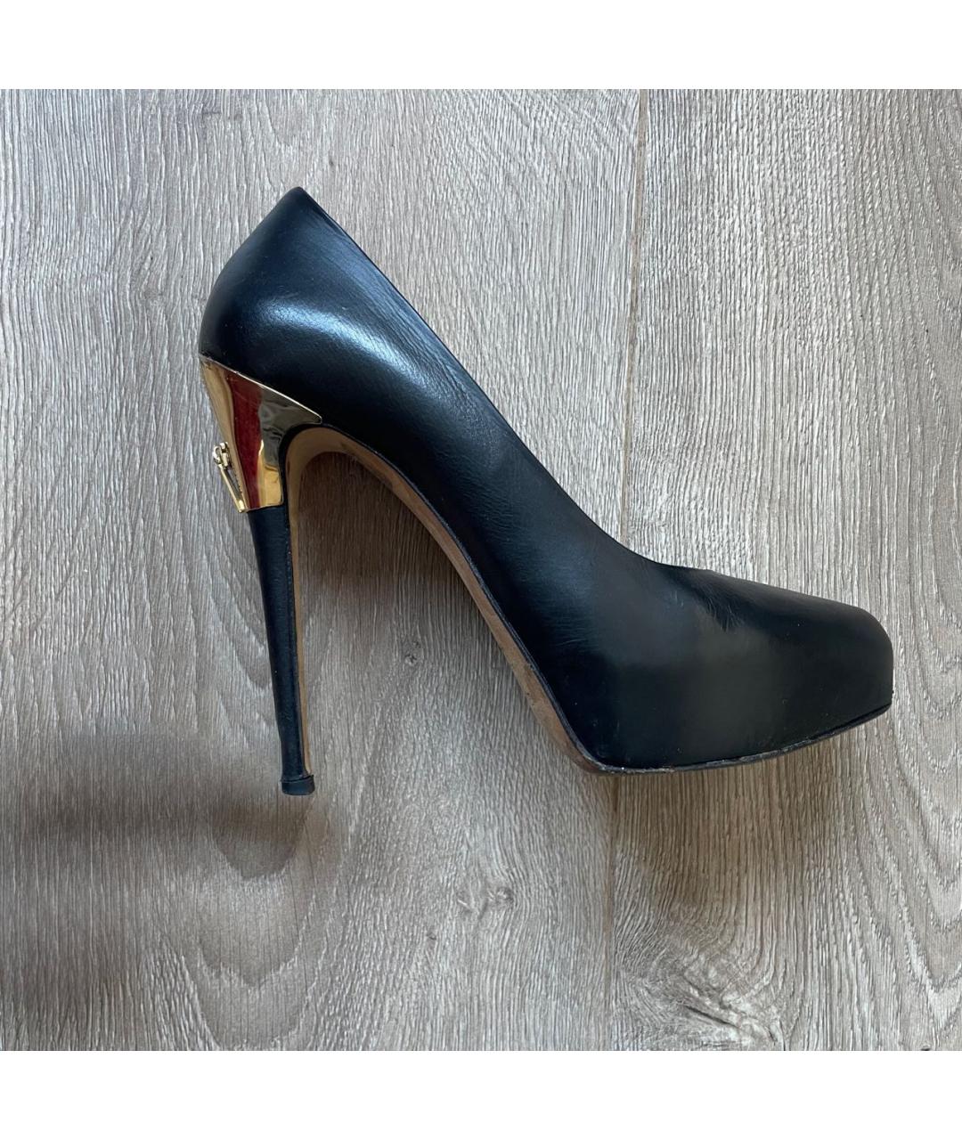 LE SILLA Черные кожаные туфли, фото 8