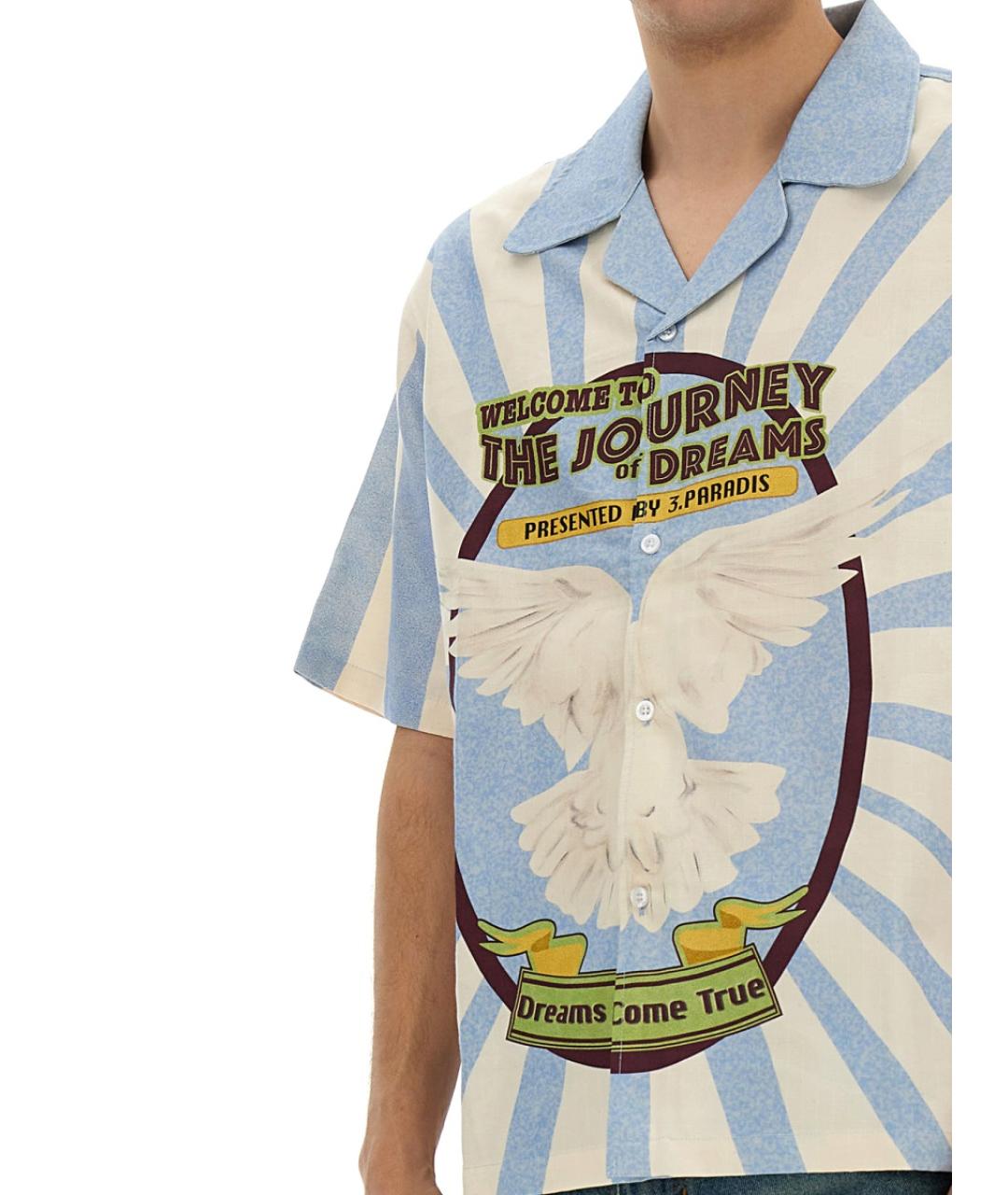 3.PARADIS Мульти хлопковая кэжуал рубашка, фото 4