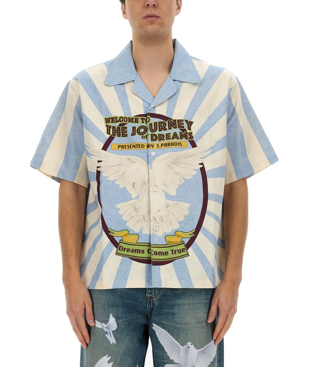 3.PARADIS Мульти хлопковая кэжуал рубашка, фото 5