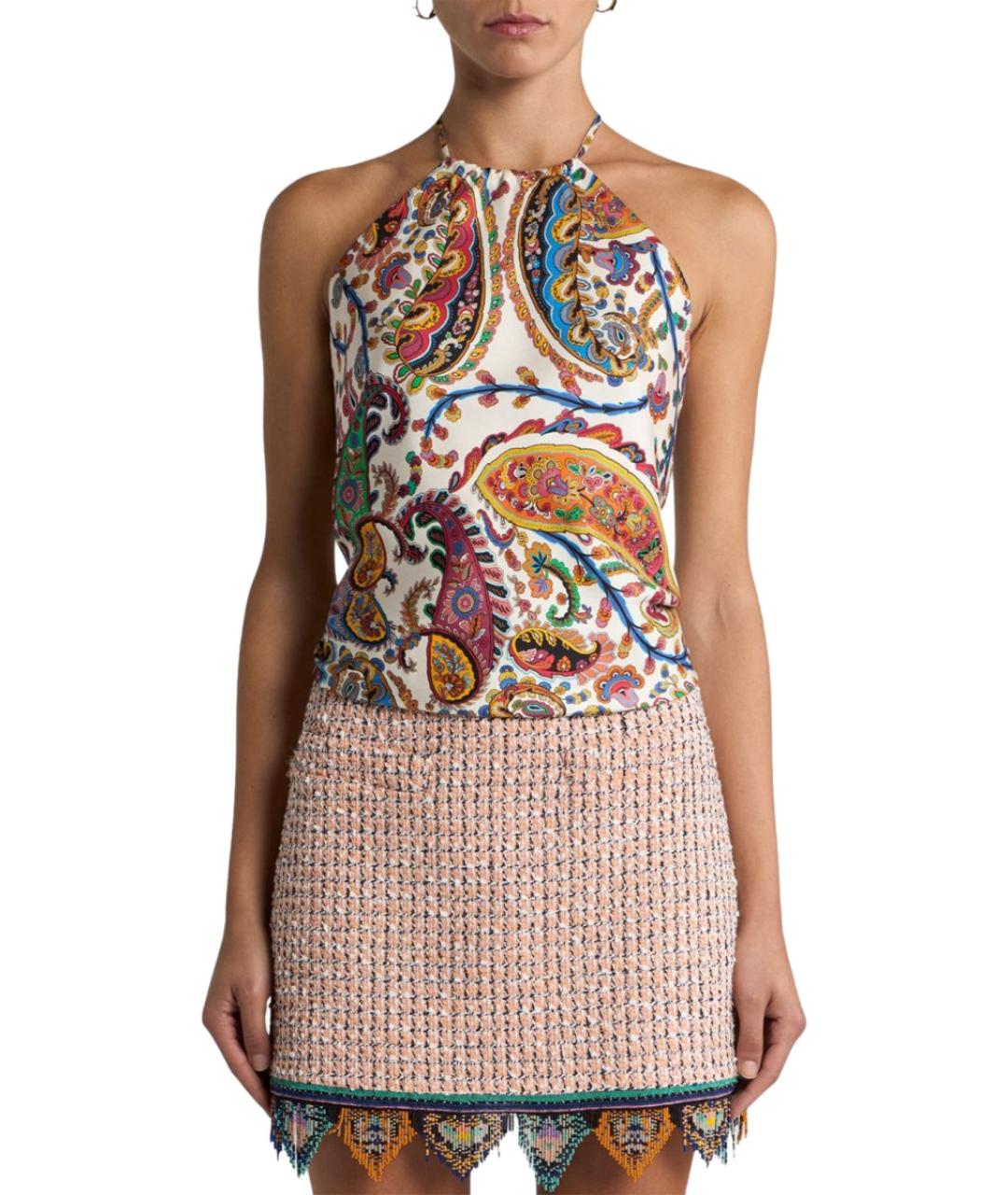 ETRO Мульти шелковая блузы, фото 4