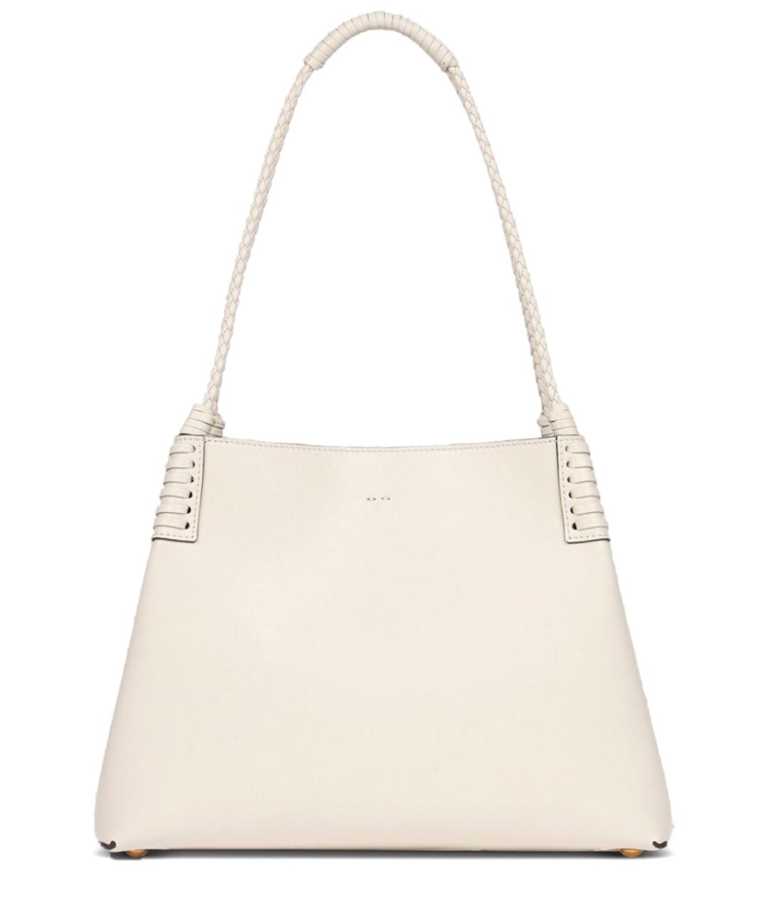 ETRO Белая кожаная сумка тоут, фото 2