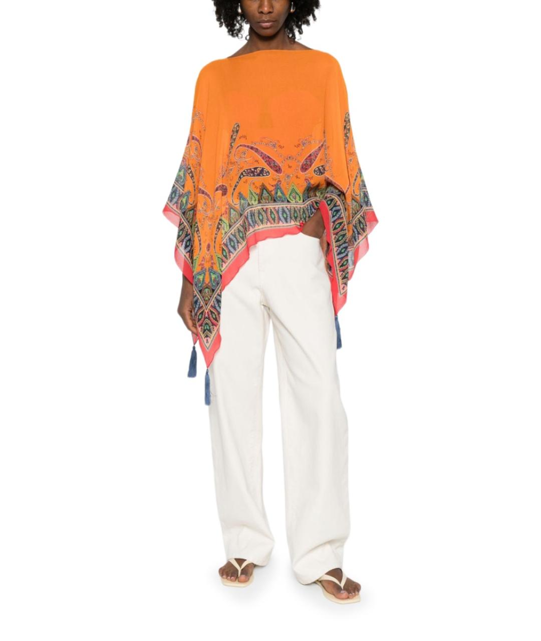 ETRO Мульти шелковая блузы, фото 2