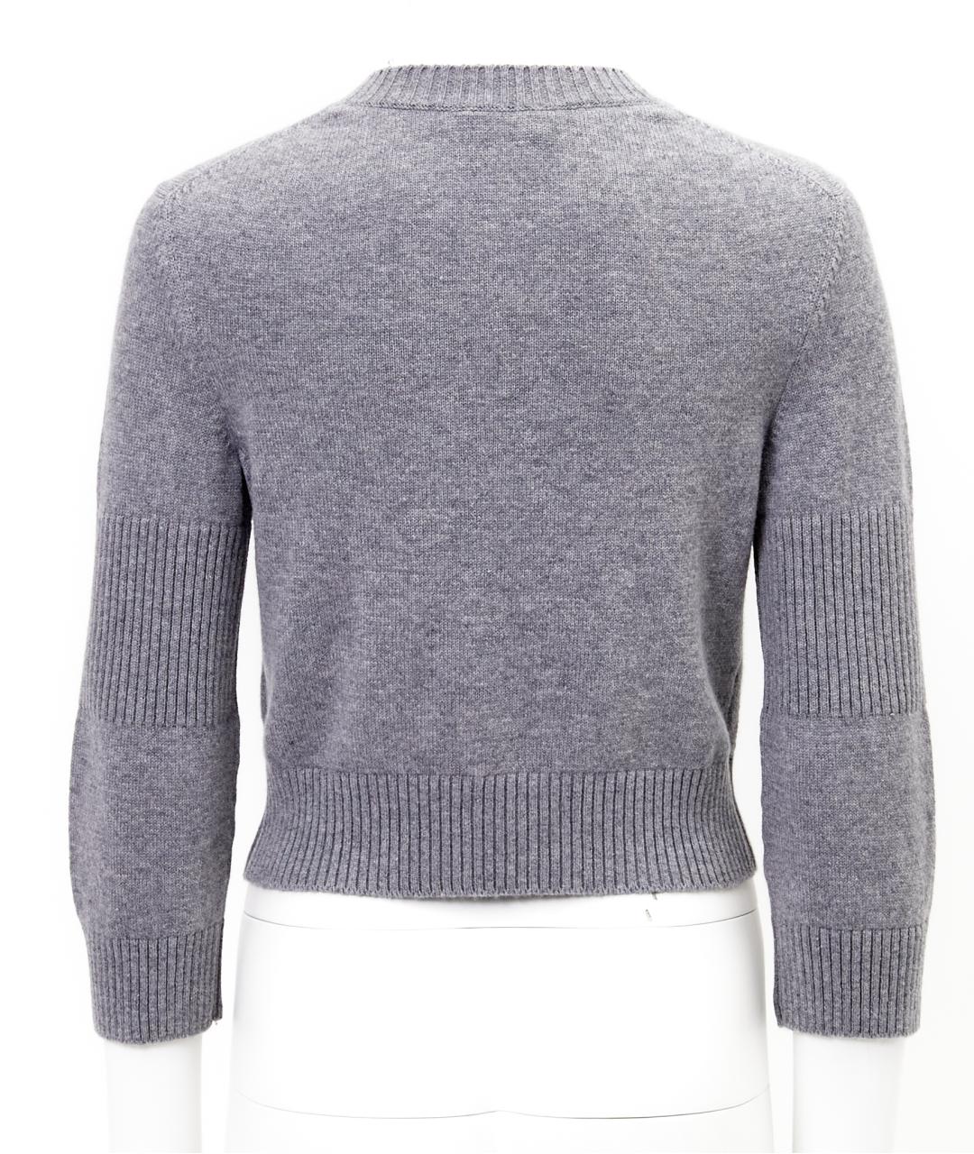 CHANEL Серый кашемировый кардиган, фото 2