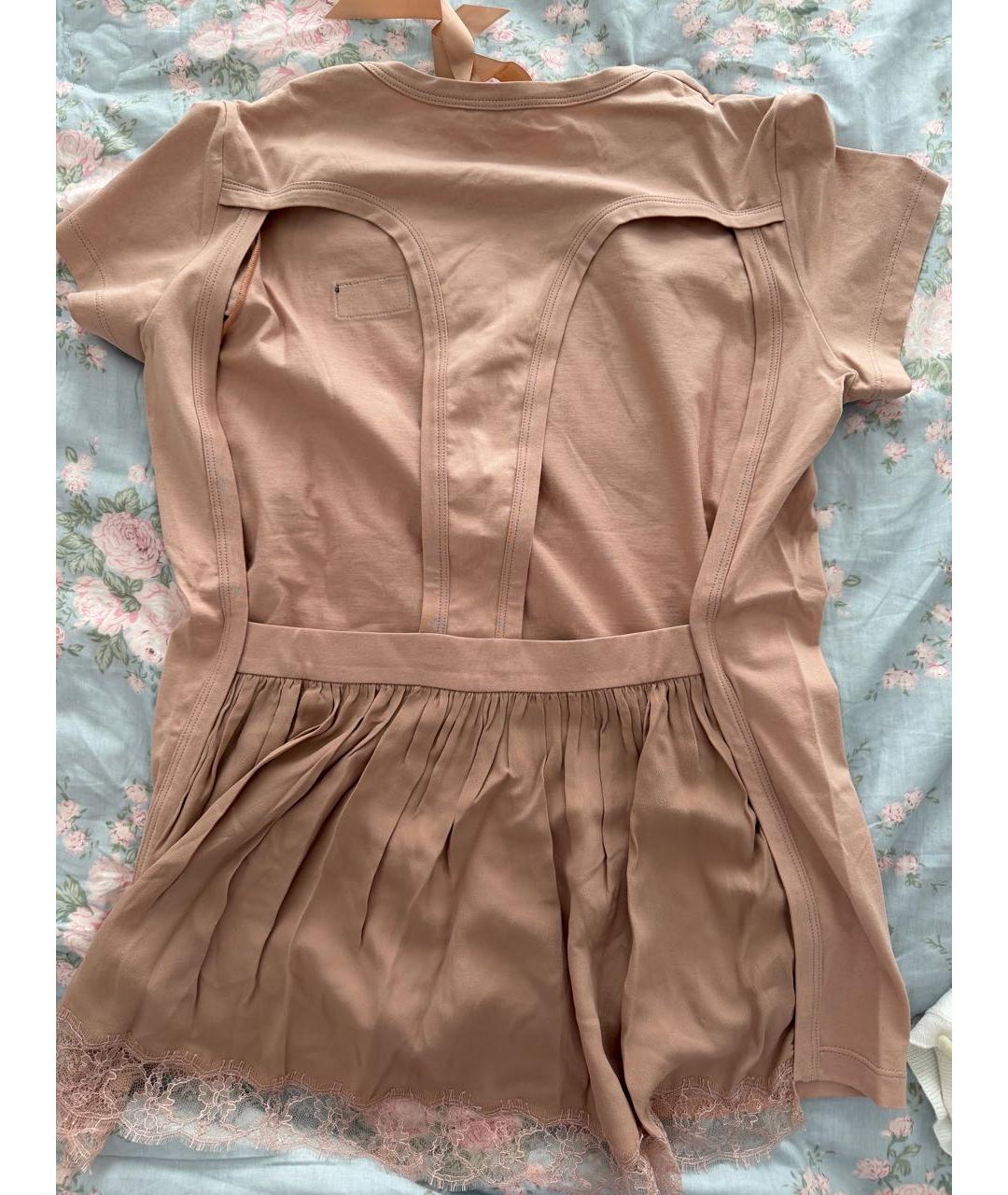 NO. 21 Розовая хлопковая футболка, фото 3