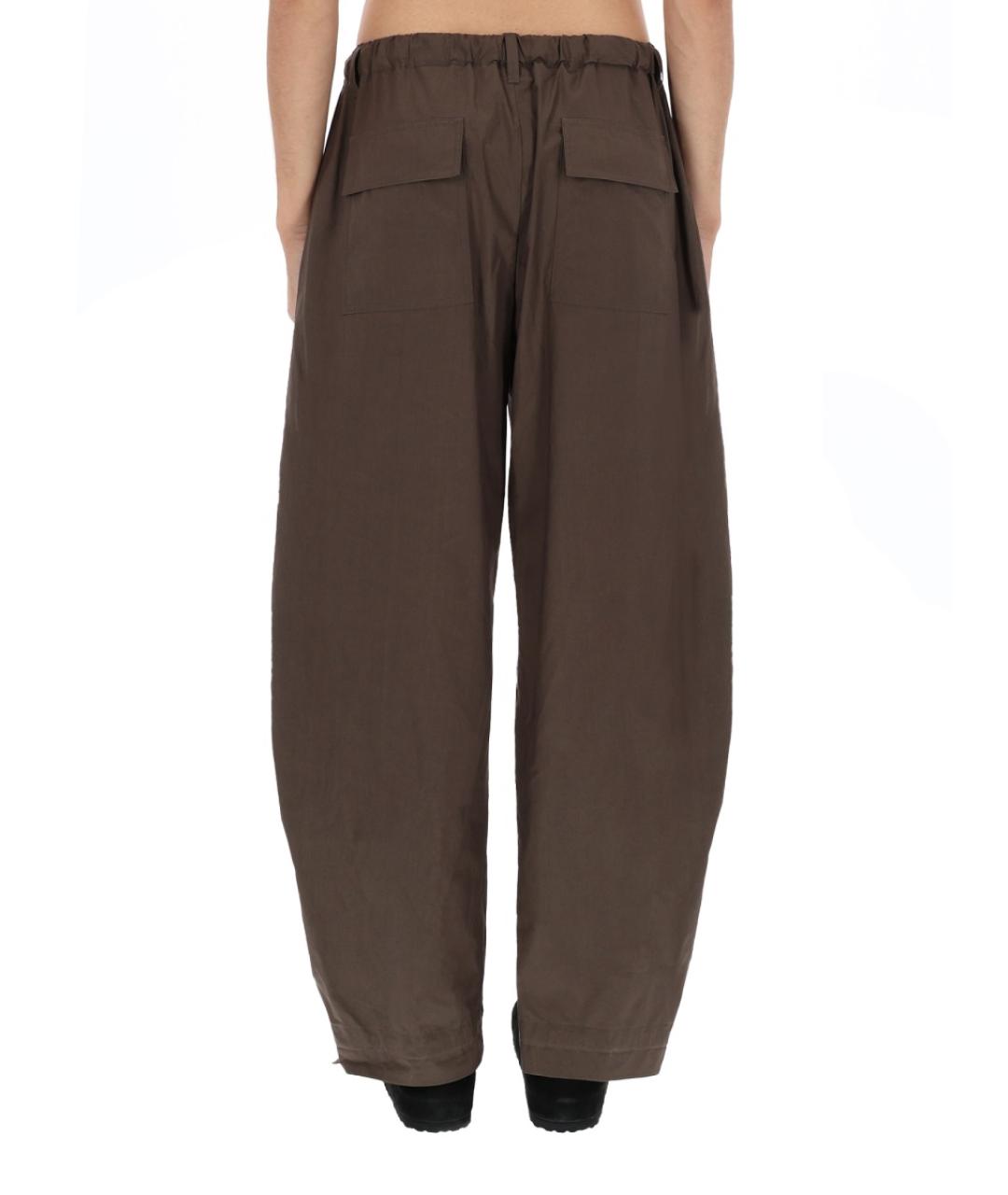 SACAI Коричневые повседневные брюки, фото 4