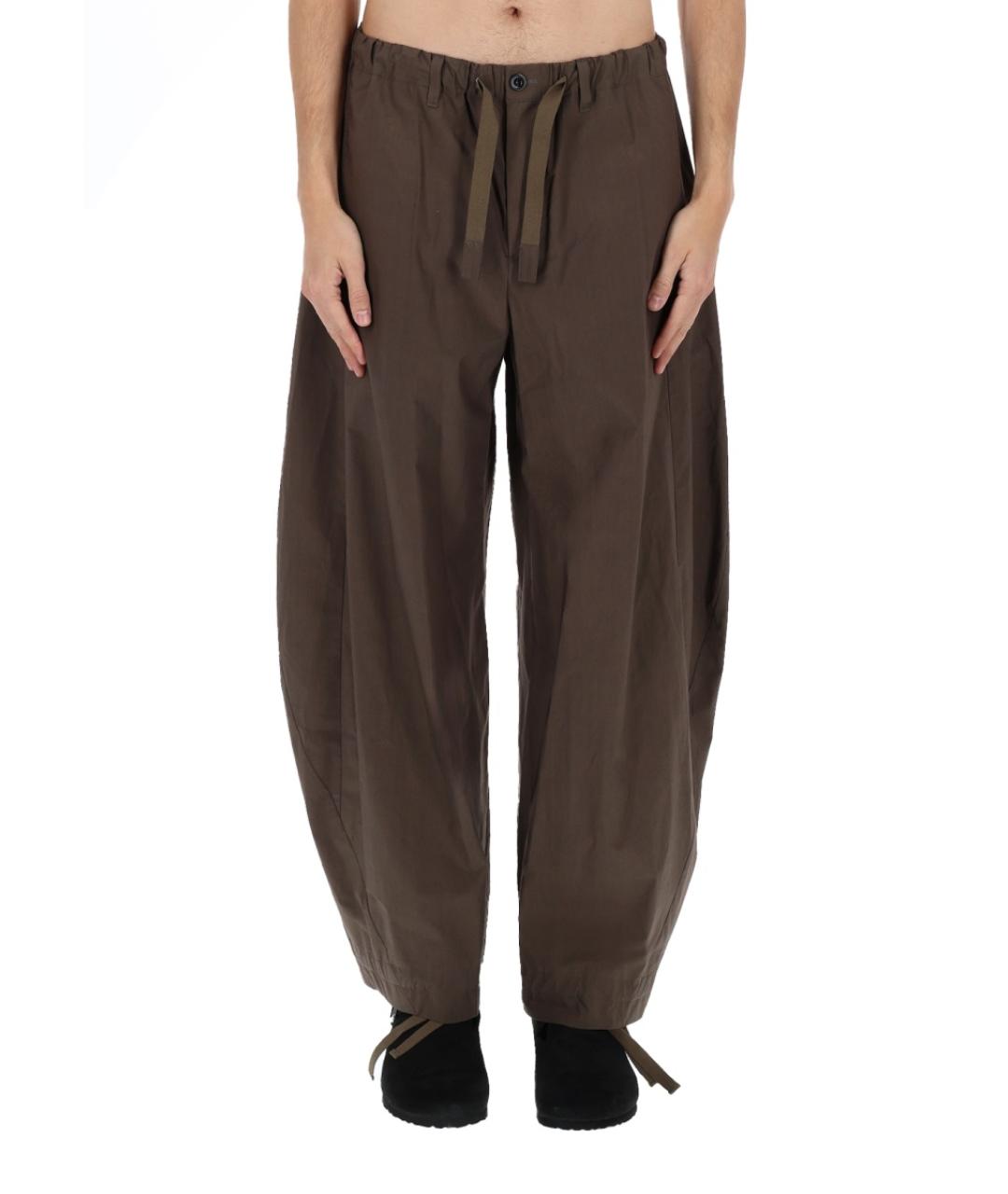 SACAI Коричневые повседневные брюки, фото 5