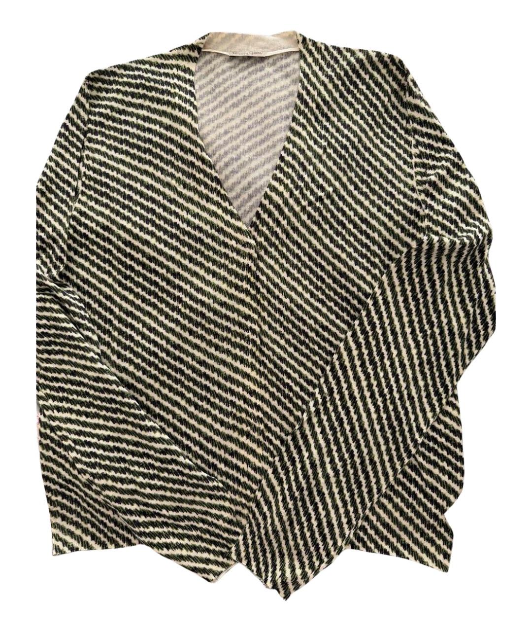 BOTTEGA VENETA Зеленый шелковый кардиган, фото 1