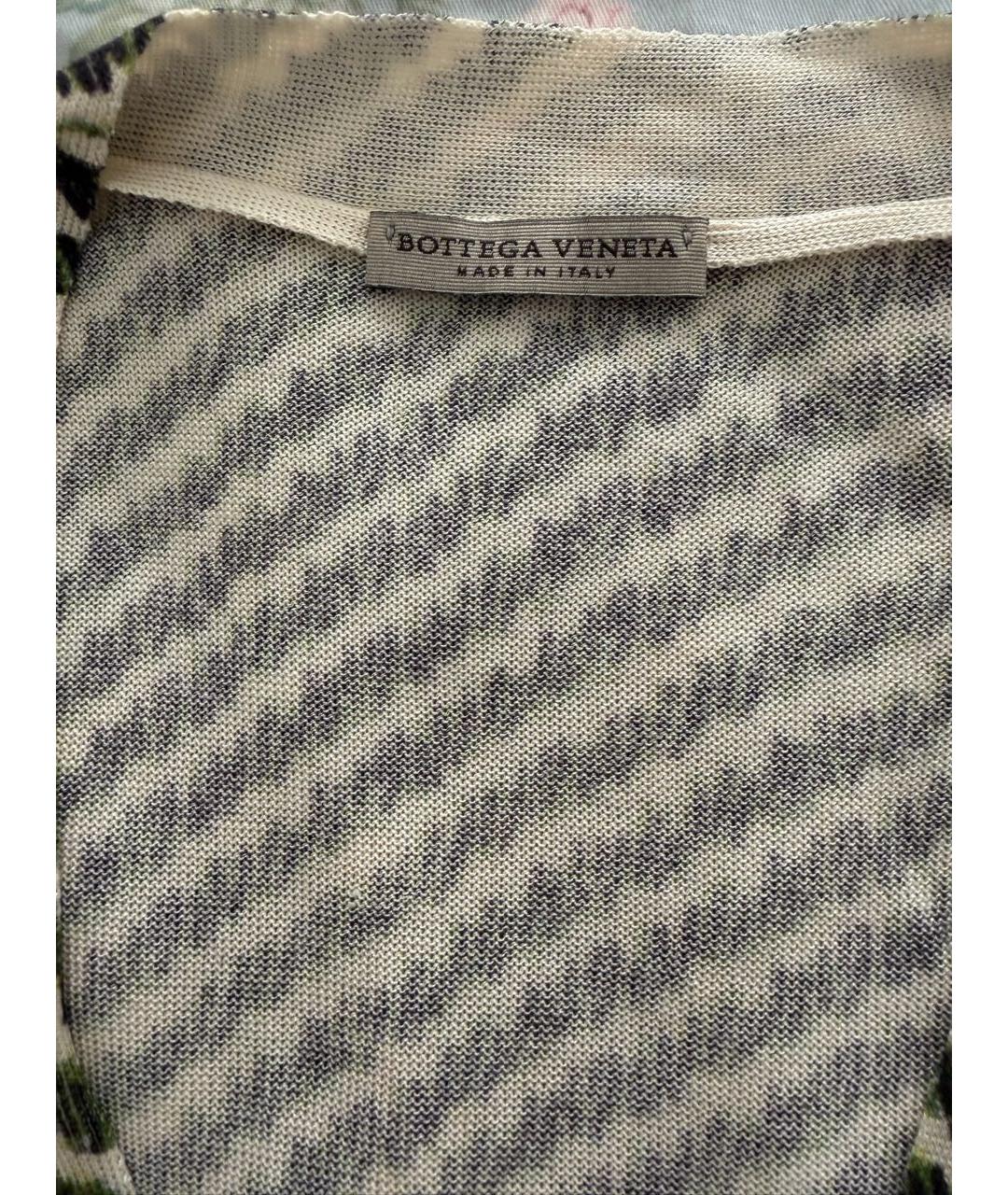 BOTTEGA VENETA Зеленый шелковый кардиган, фото 2