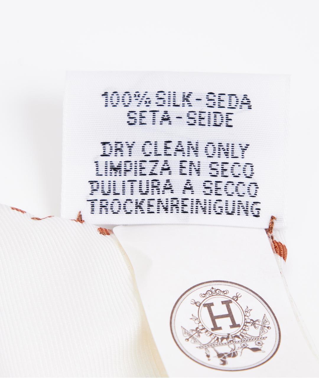 HERMES Мульти шелковый платок, фото 4