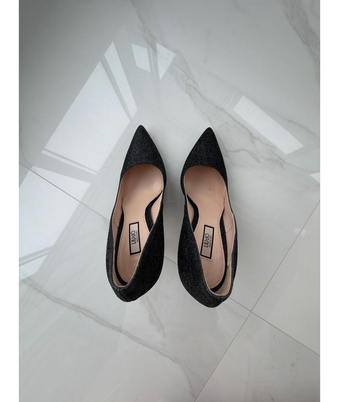 LIU JO Черные кожаные туфли, фото 3