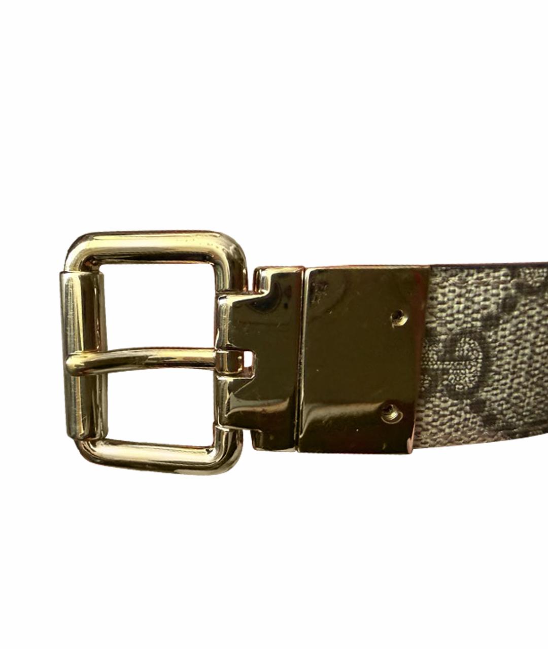 GUCCI Фиолетовый кожаный ремень, фото 1