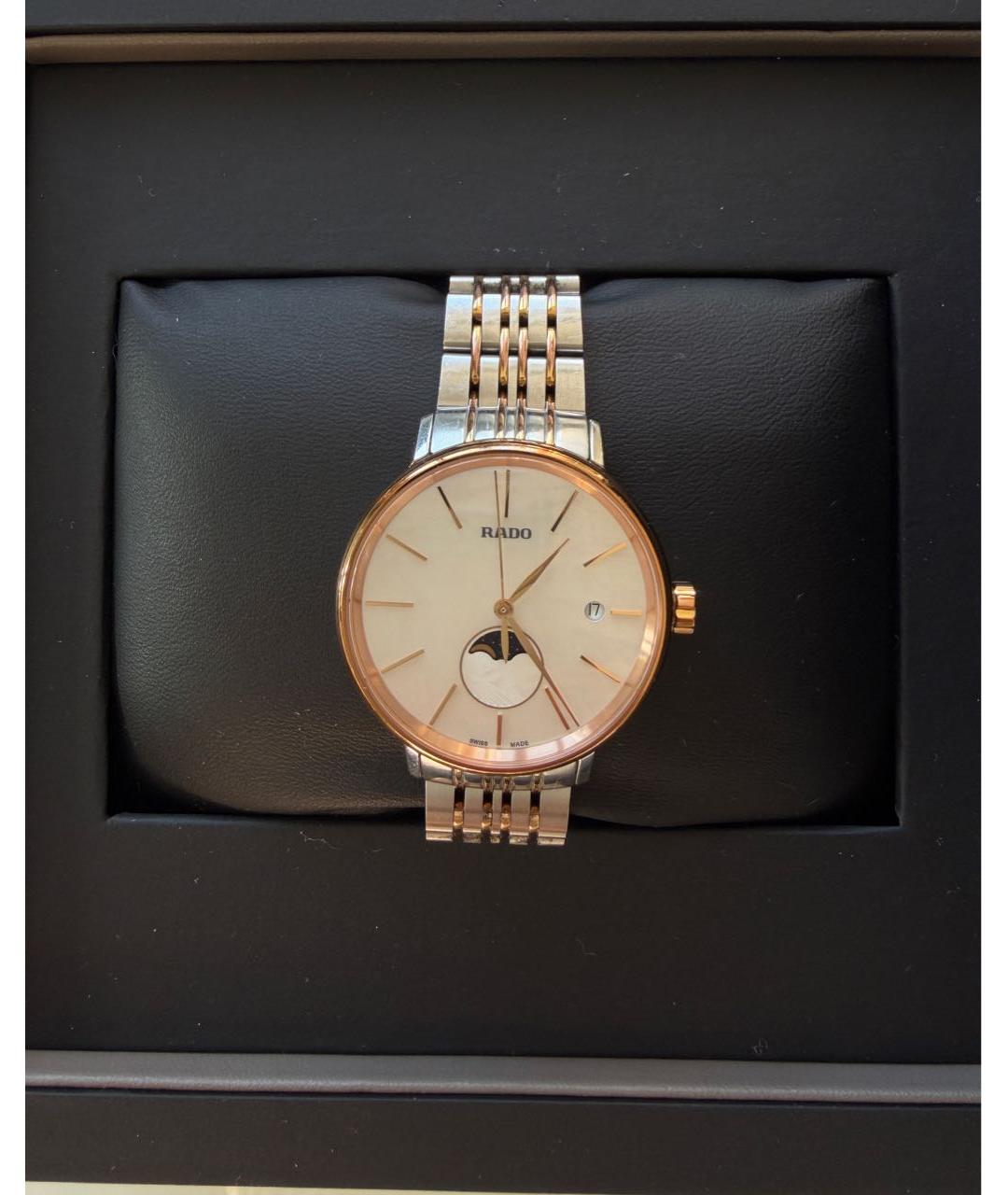 RADO Серебряные позолоченные часы, фото 5