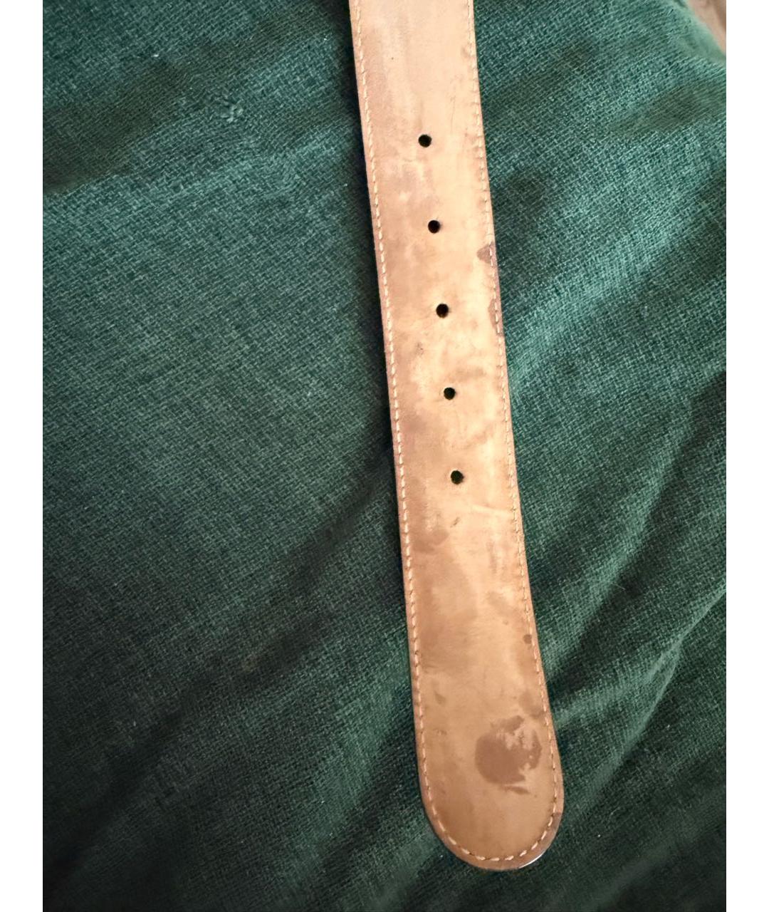 GUCCI Коричневый кожаный ремень, фото 4