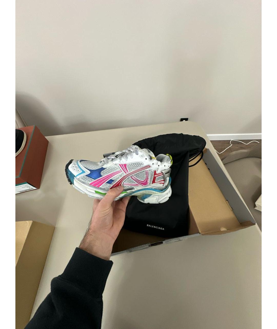 BALENCIAGA Мульти текстильные кроссовки, фото 6