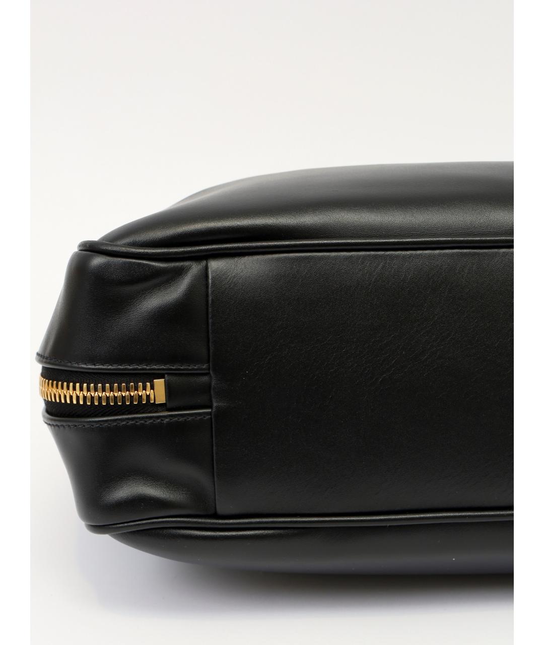 MIU MIU Черная кожаная сумка с короткими ручками, фото 5
