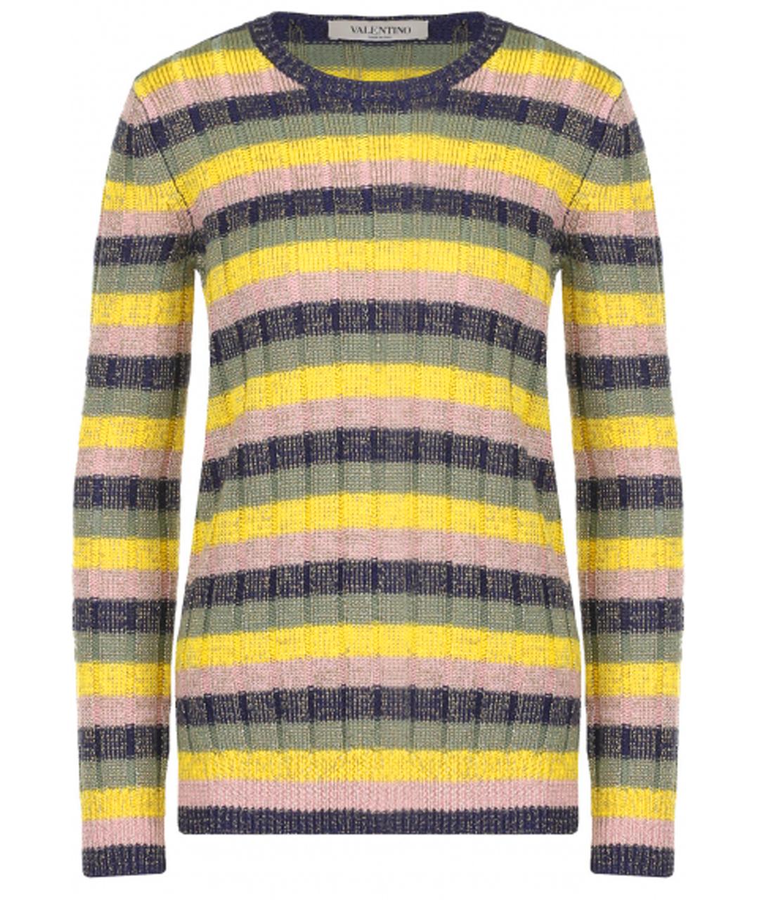 VALENTINO Мульти шерстяной джемпер / свитер, фото 1