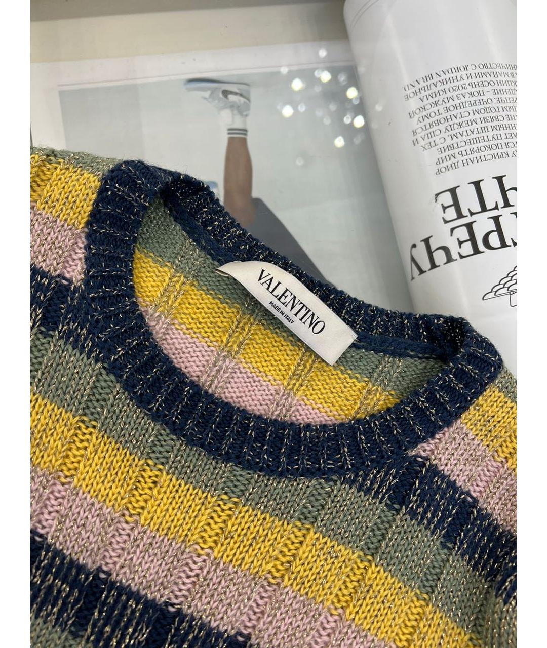 VALENTINO Мульти шерстяной джемпер / свитер, фото 3
