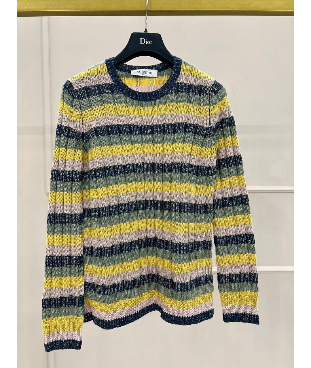 VALENTINO Мульти шерстяной джемпер / свитер, фото 9