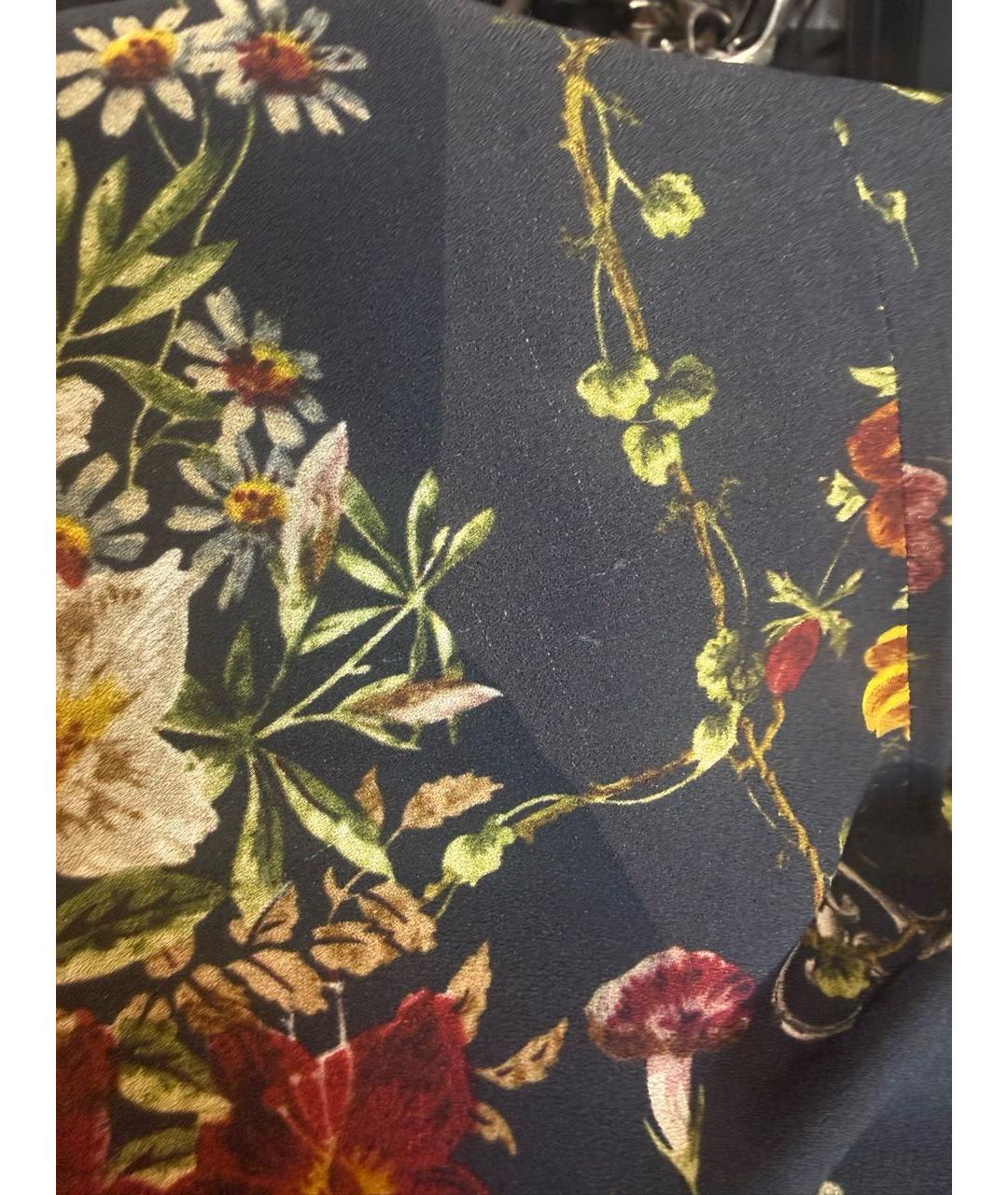 DOLCE&GABBANA Черное шелковое коктейльное платье, фото 3