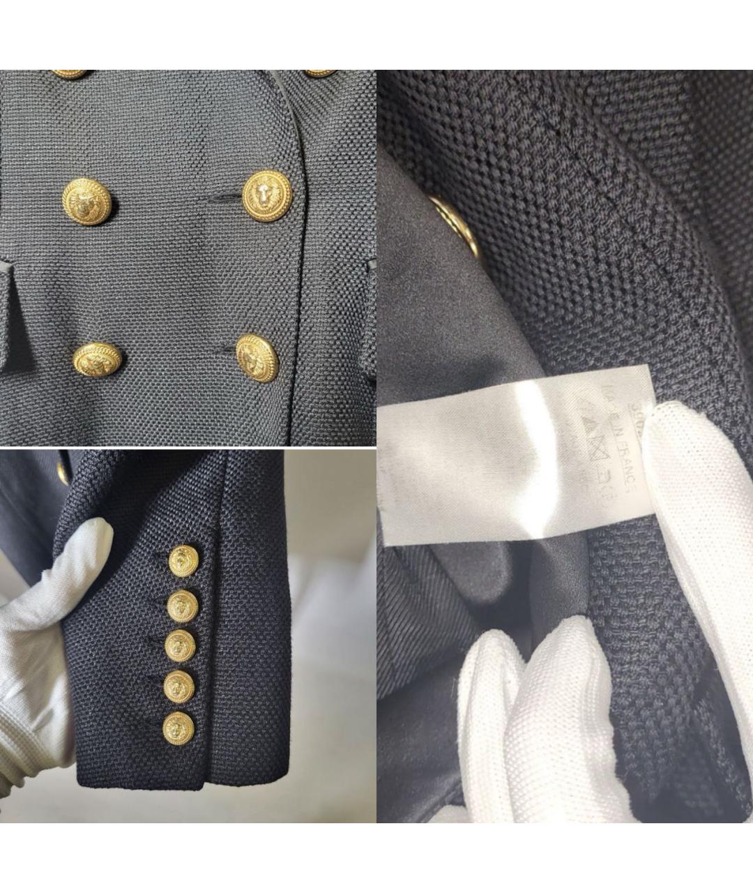 BALMAIN Черное вискозное повседневное платье, фото 6