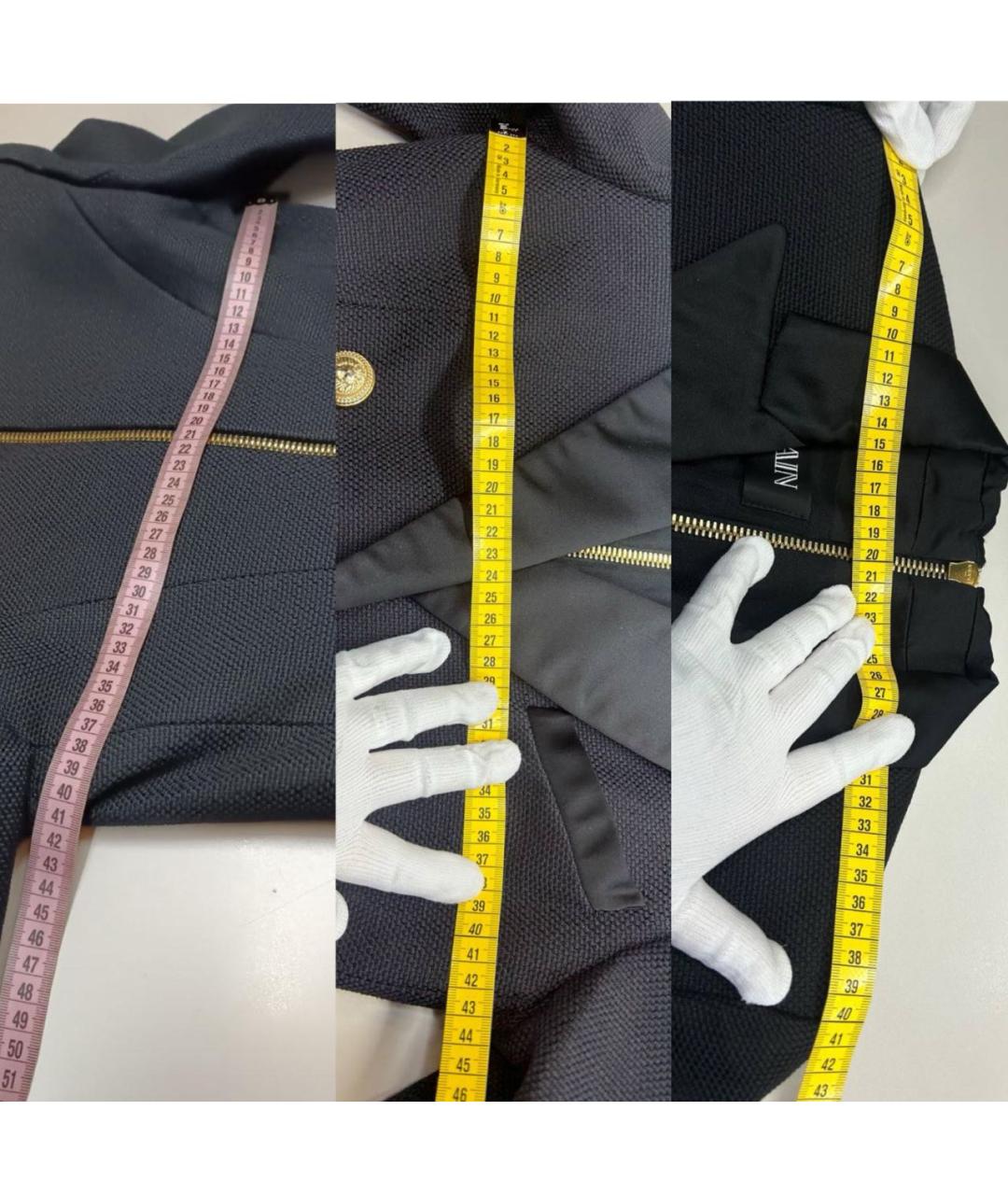 BALMAIN Черное вискозное повседневное платье, фото 5