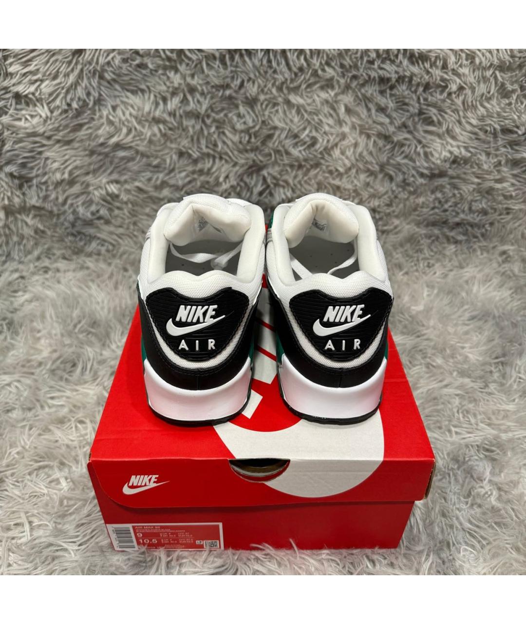 NIKE Белые текстильные низкие кроссовки / кеды, фото 4