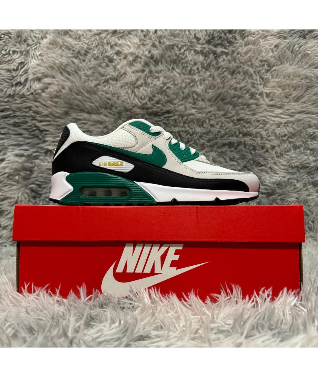 NIKE Белые текстильные низкие кроссовки / кеды, фото 6