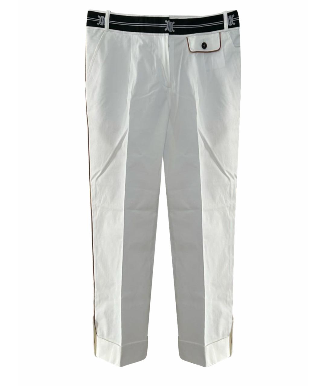 CELINE Белые хлопковые капри, фото 1