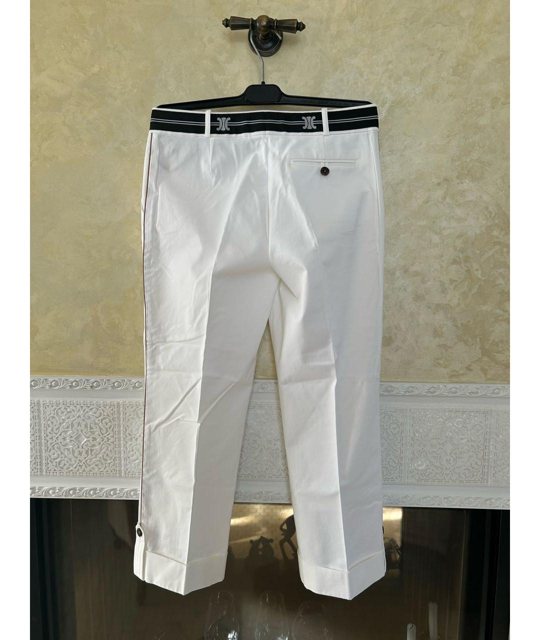 CELINE Белые хлопковые капри, фото 2