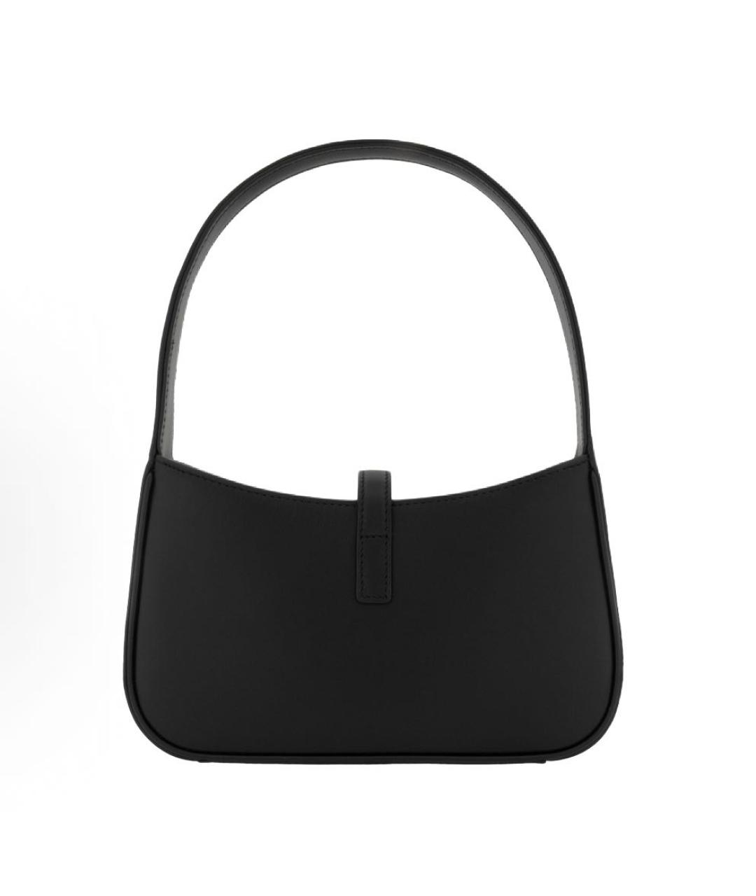 SAINT LAURENT Черная кожаная сумка через плечо, фото 4