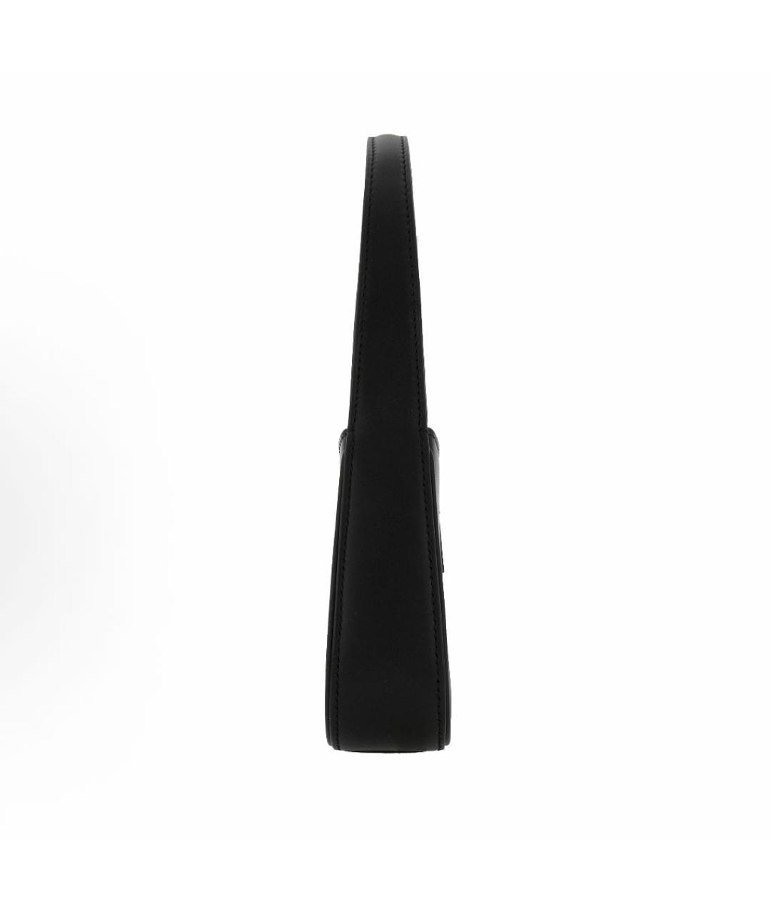 SAINT LAURENT Черная кожаная сумка через плечо, фото 2