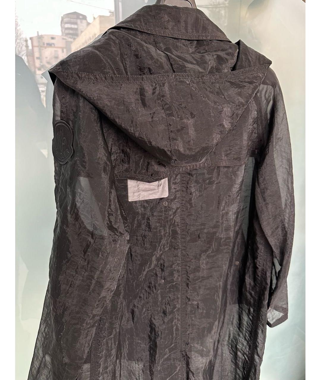 MONCLER Черный тренч/плащ, фото 3