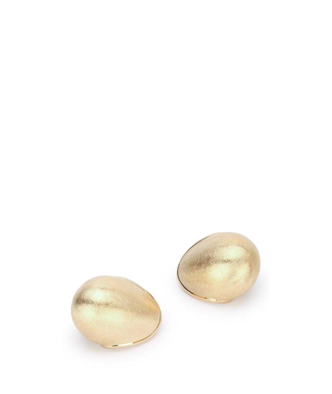 JACQUEMUS Золотые металлические серьги, фото 2