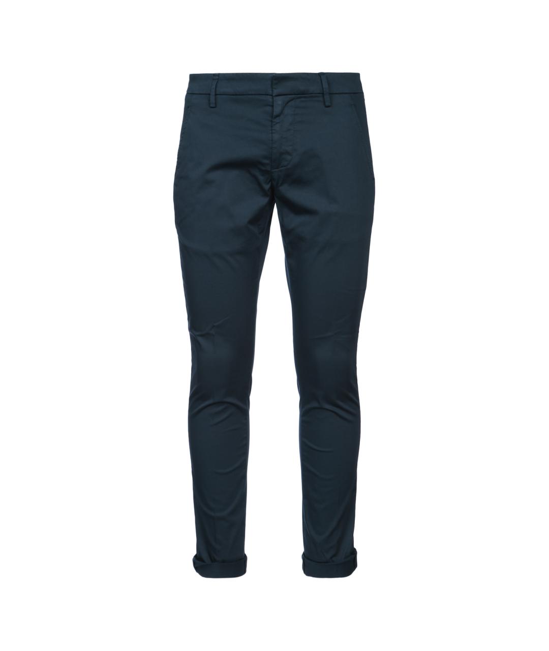 DONDUP Синие хлопковые повседневные брюки, фото 1