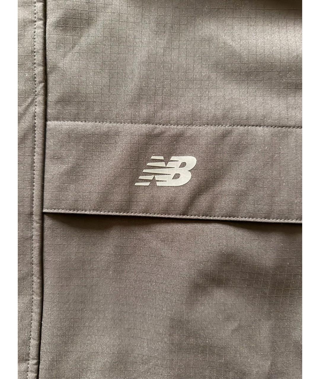 NEW BALANCE Черная полиэстеровая куртка, фото 4