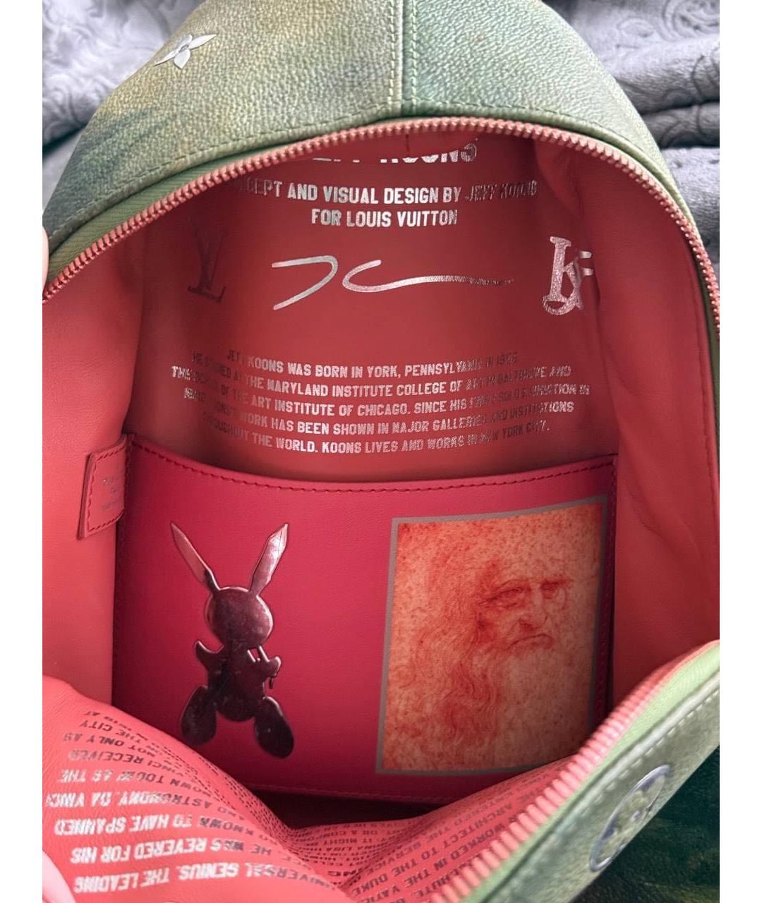 LOUIS VUITTON Кожаный рюкзак, фото 4