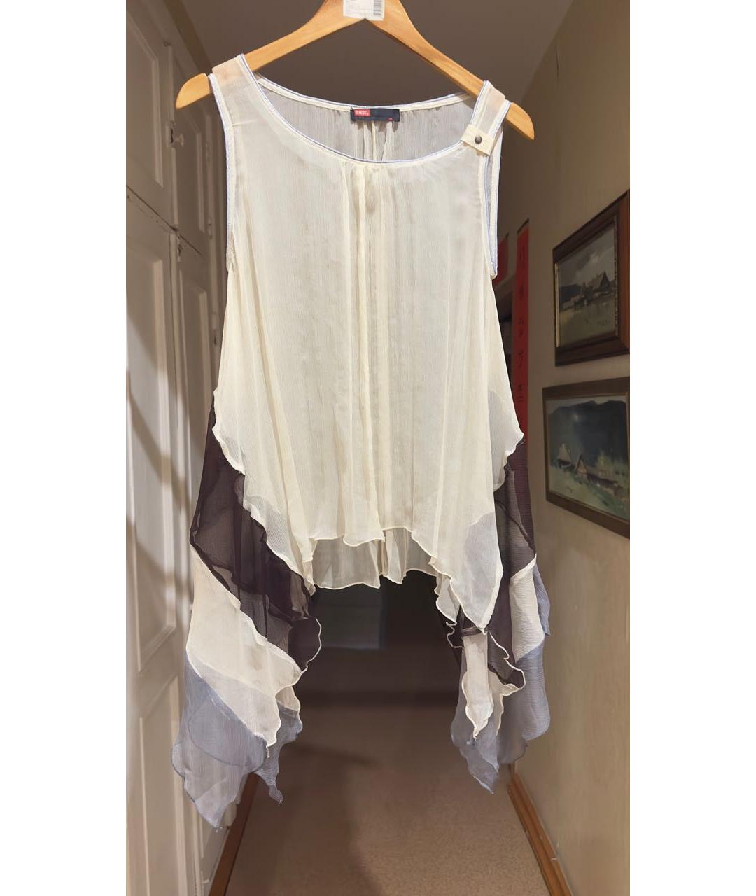 DIESEL Мульти шелковая блузы, фото 9