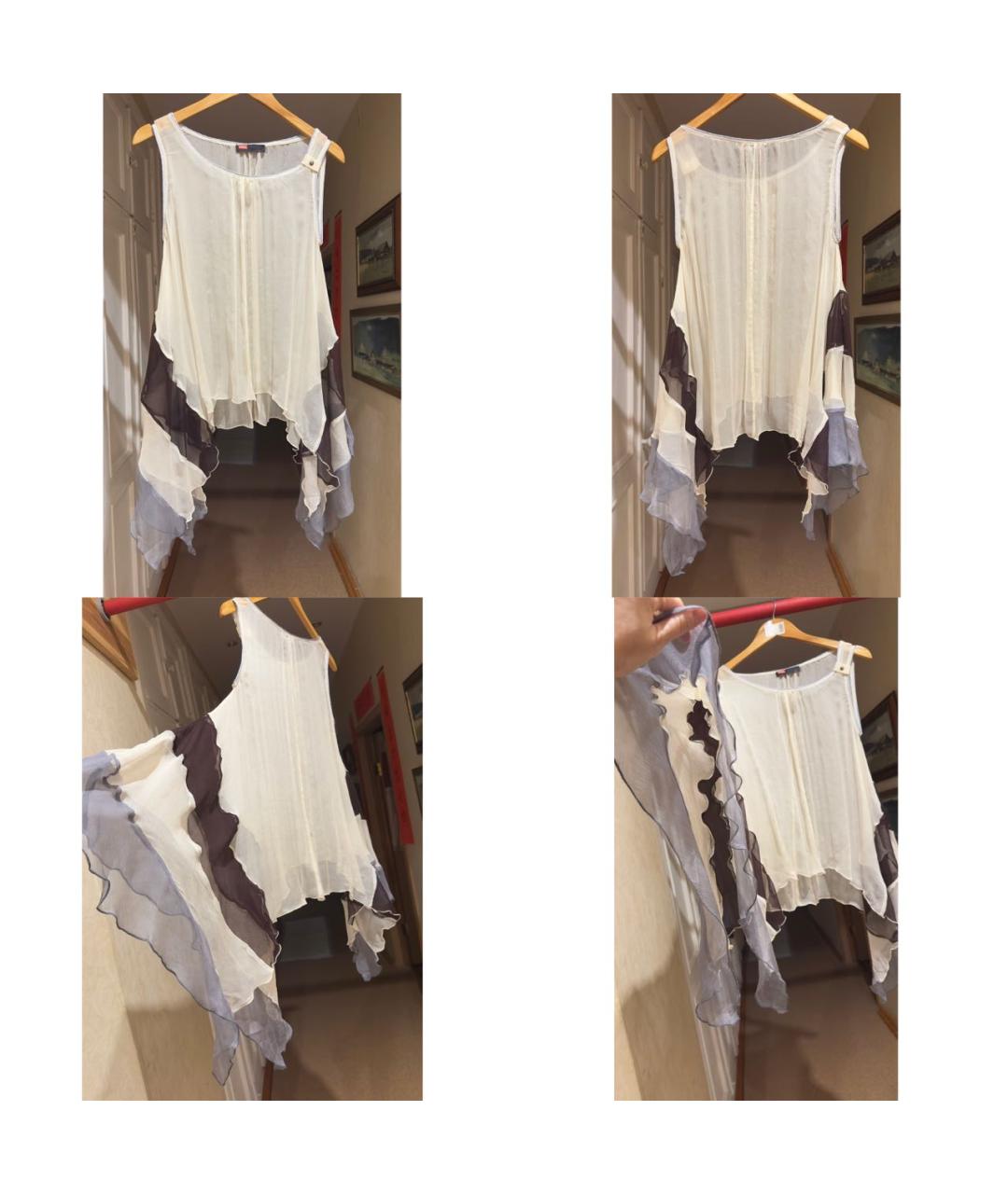 DIESEL Мульти шелковая блузы, фото 7