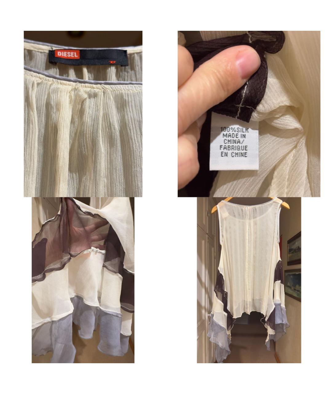 DIESEL Мульти шелковая блузы, фото 6