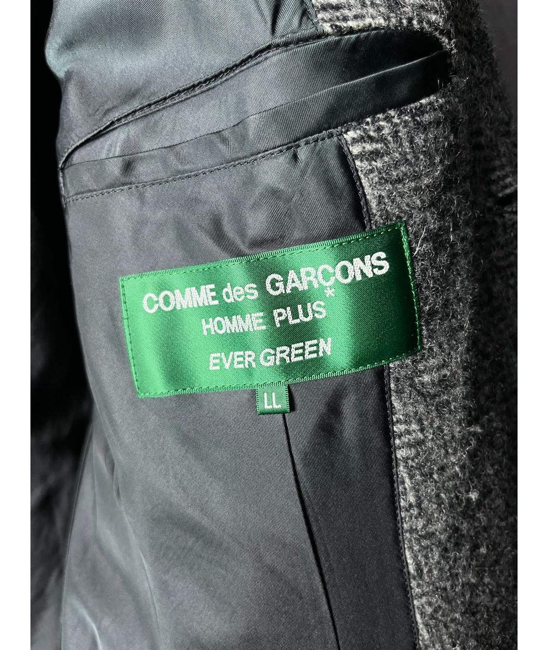 COMME DES GARÇONS HOMME PLUS Серый шерстяной пиджак, фото 6