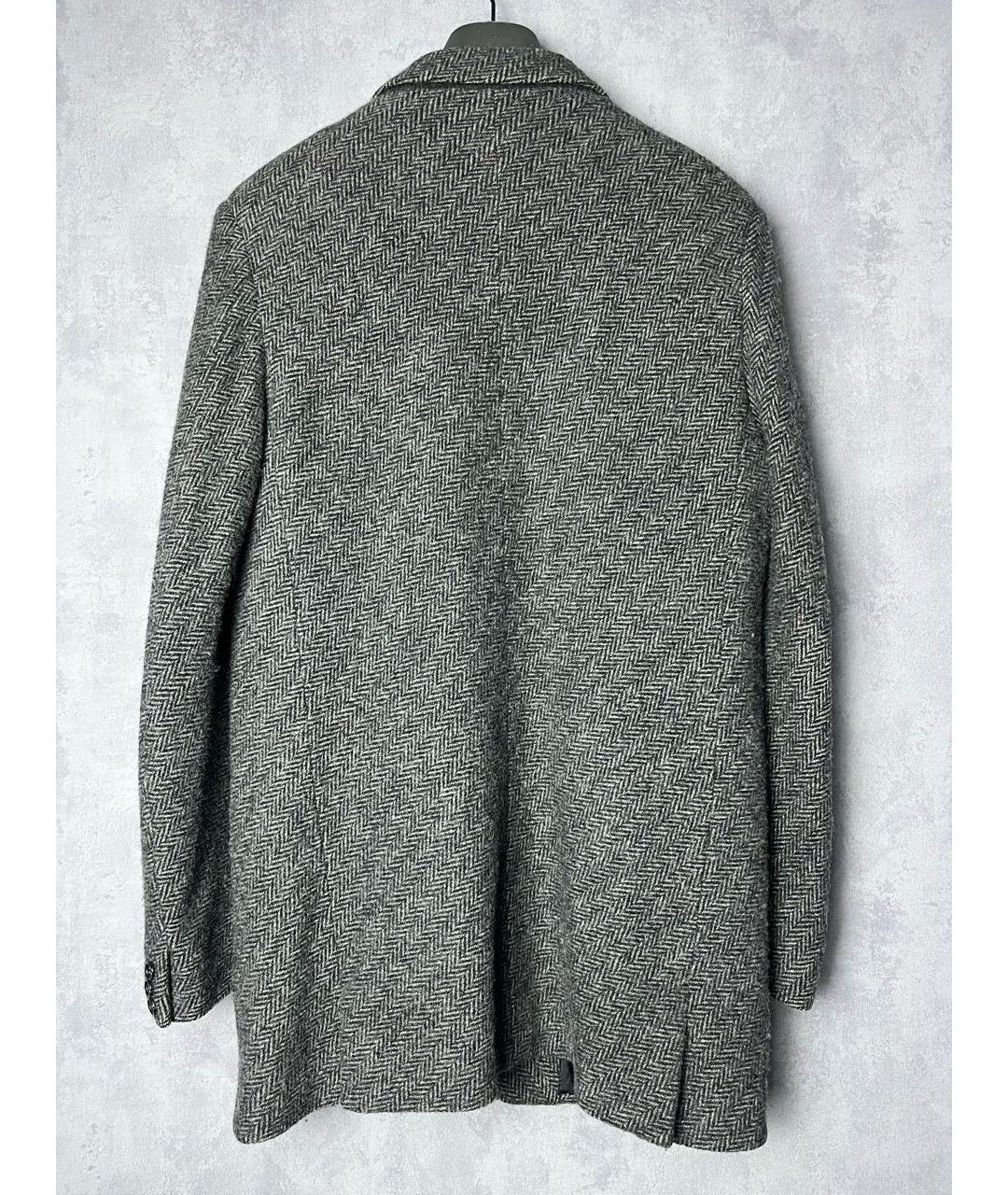 COMME DES GARÇONS HOMME PLUS Серый шерстяной пиджак, фото 4