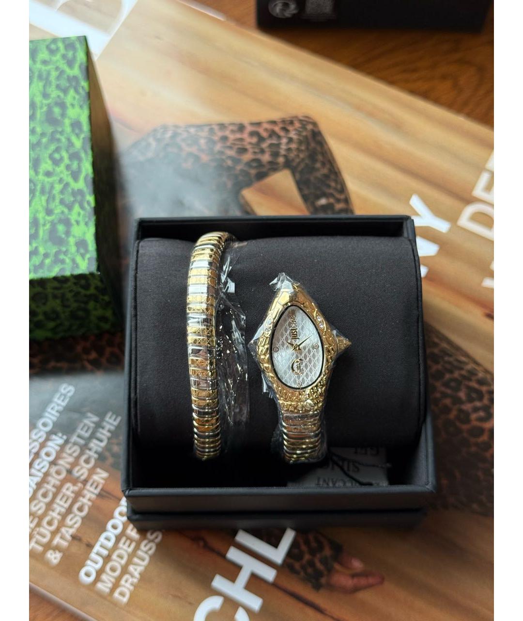 JUST CAVALLI Золотые часы, фото 2