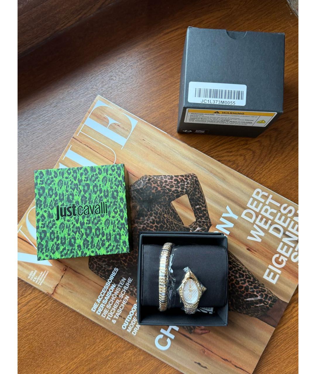 JUST CAVALLI Золотые часы, фото 4