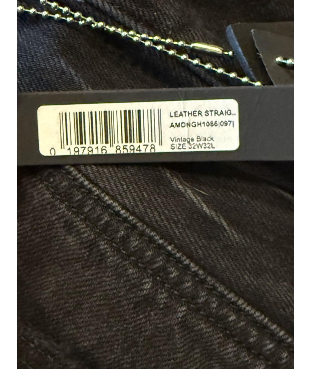 AMIRI Черные прямые джинсы, фото 5