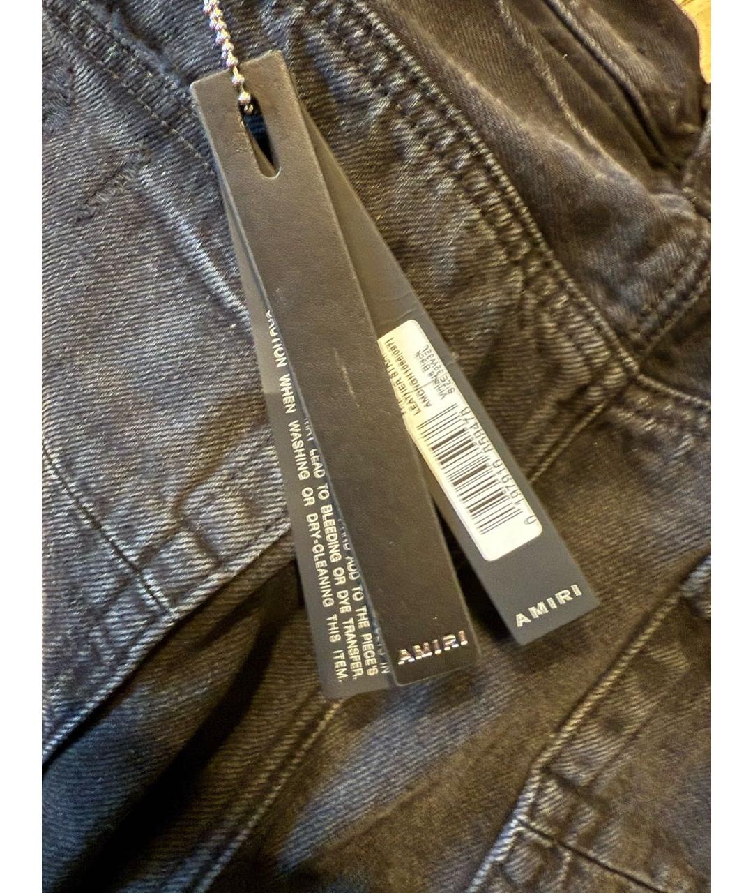 AMIRI Черные прямые джинсы, фото 6