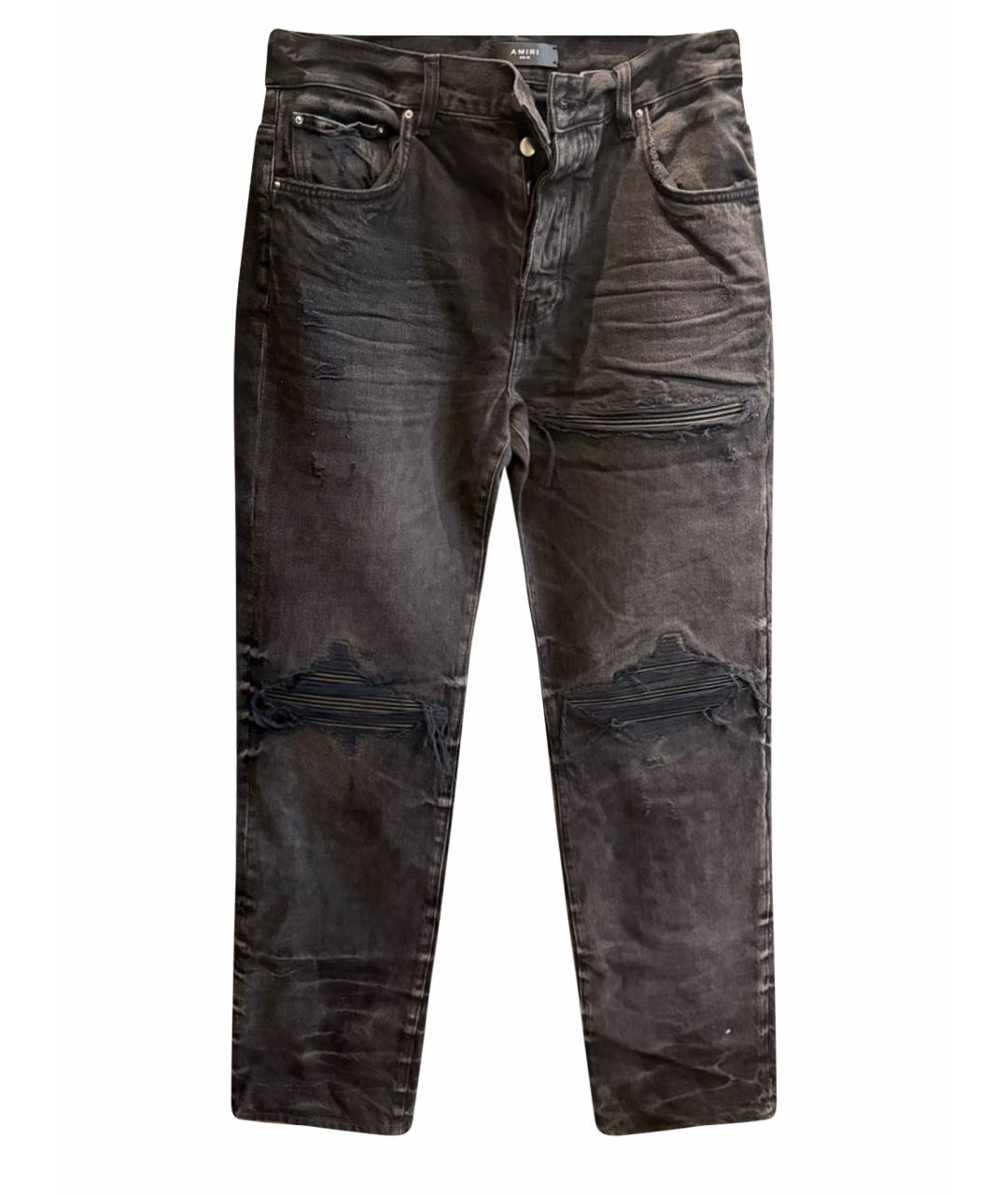 AMIRI Черные прямые джинсы, фото 1